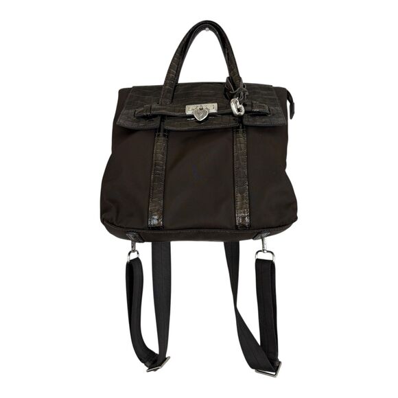 Brighton Bentley Convertible Backpack Crossbody Shoulder Bag Brown Purse main image 9